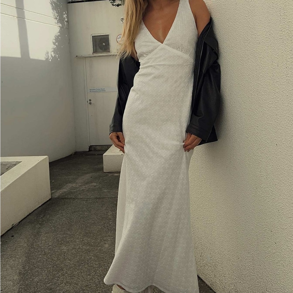 Princess Polly Nellie Maxi Dress White